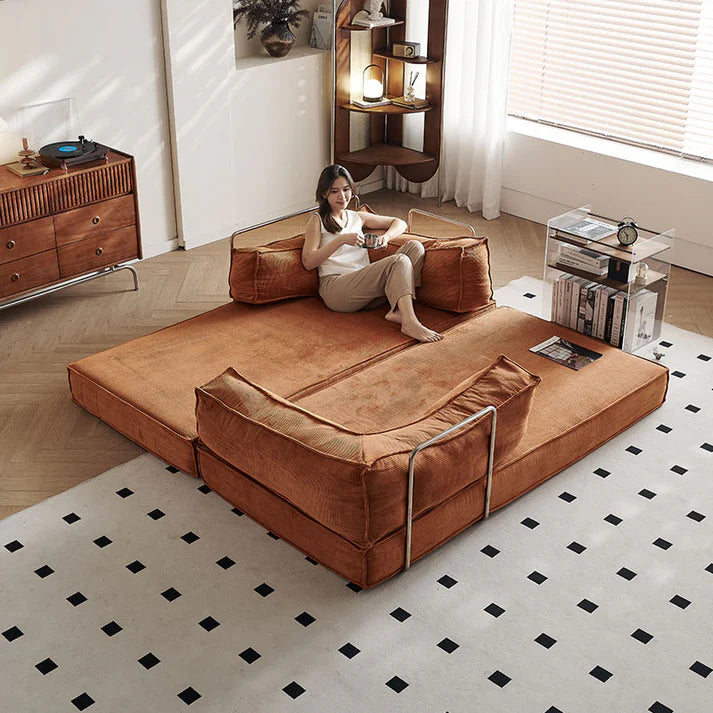 Mid Century Modern Sofa Bed Compressed Sofa