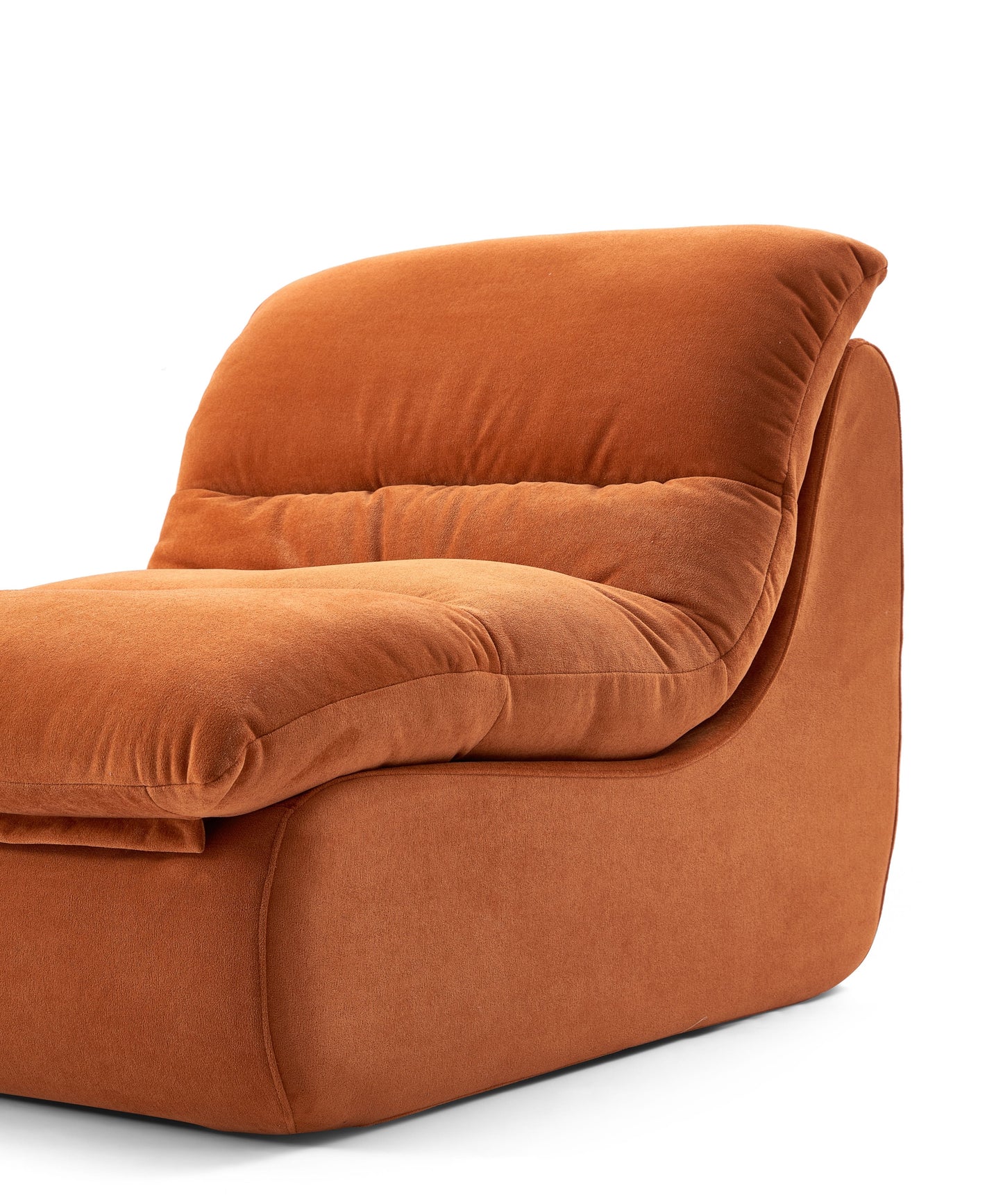 Foam Floor Chair With Back Support Compressed Sofa