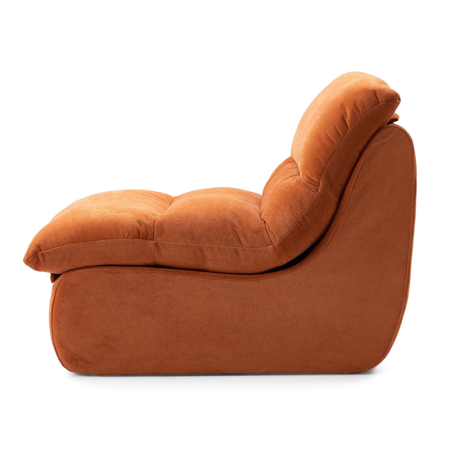 Foam Floor Chair With Back Support Compressed Sofa