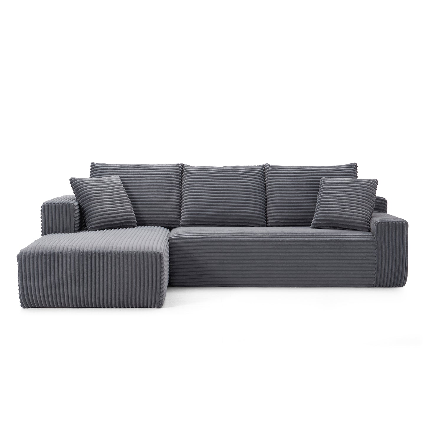 Modular Corner Sectional With Chaise Lounge Sofa Compressed Sofa