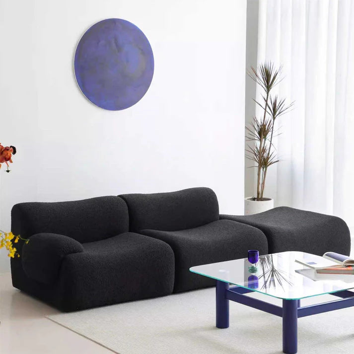 Two Seater Sofa Loveseat With Ottoman Compressed Sofa