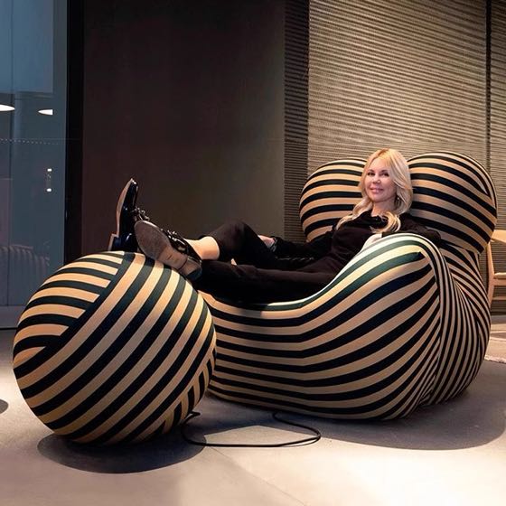 Mom's embrace single person lazy sofa compressed sofa