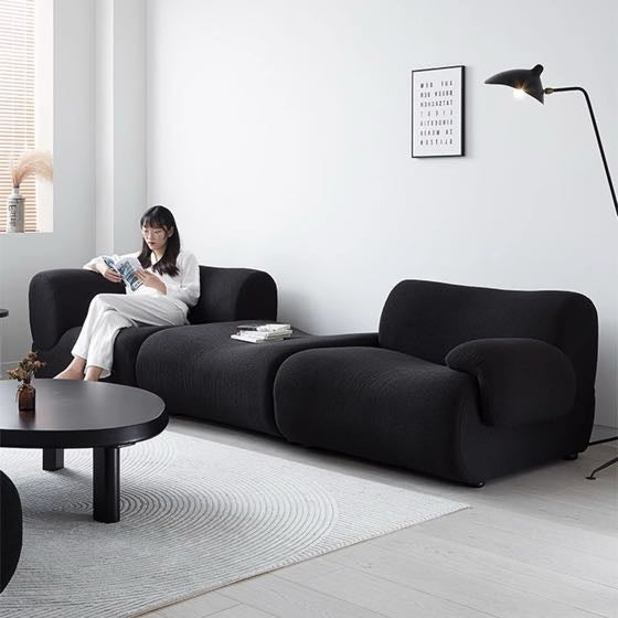 Two Seater Sofa Loveseat With Ottoman Compressed Sofa