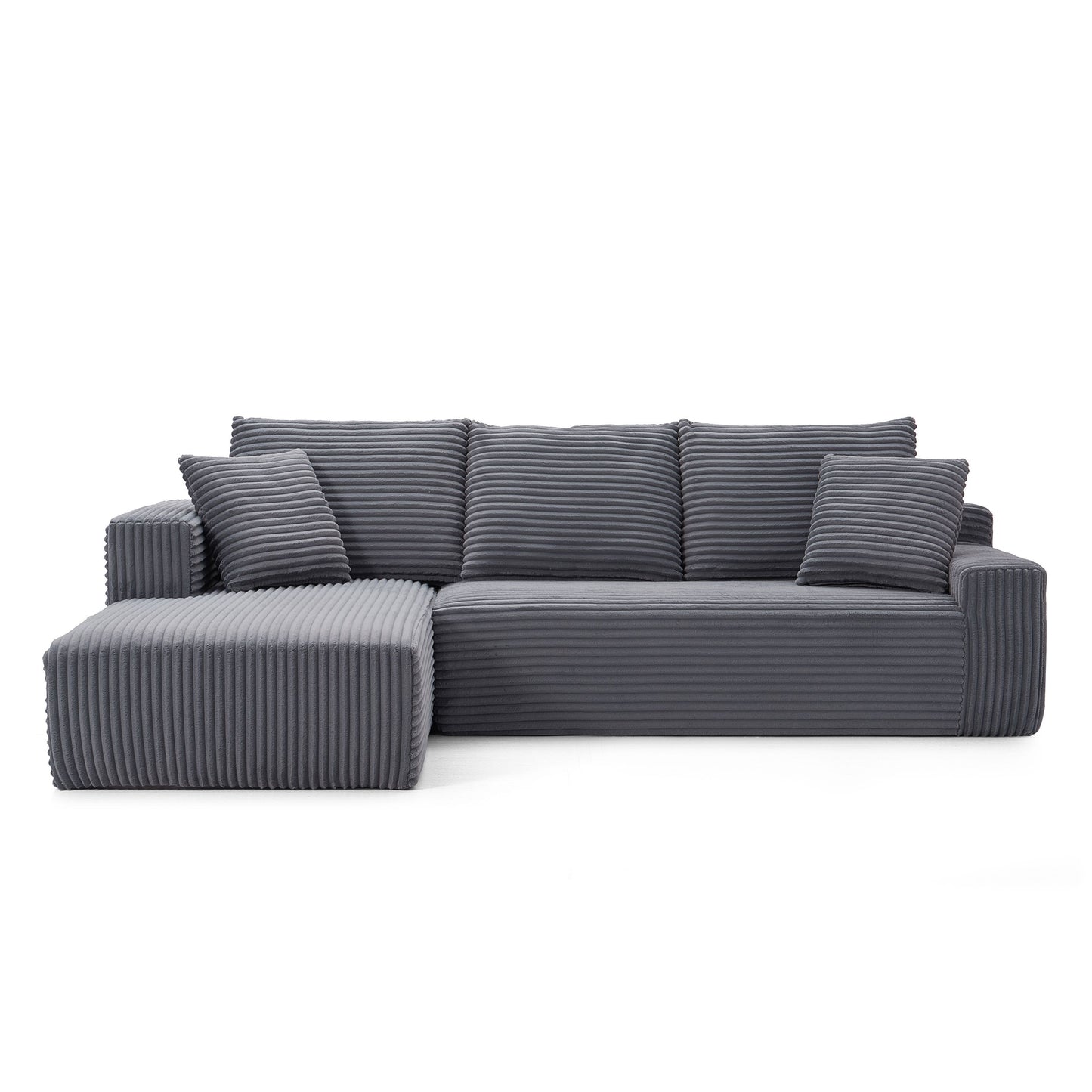 Modular Corner Sectional With Chaise Lounge Sofa Compressed Sofa
