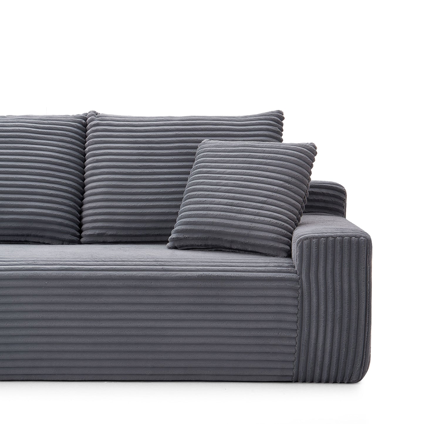 Modular Corner Sectional With Chaise Lounge Sofa Compressed Sofa