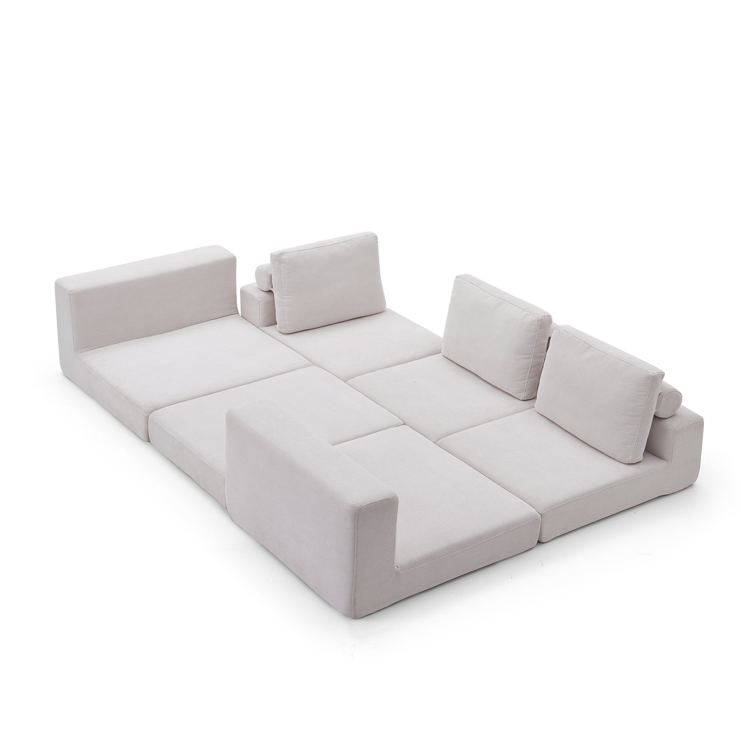 Modern minimalist design foldable couch compression sofa