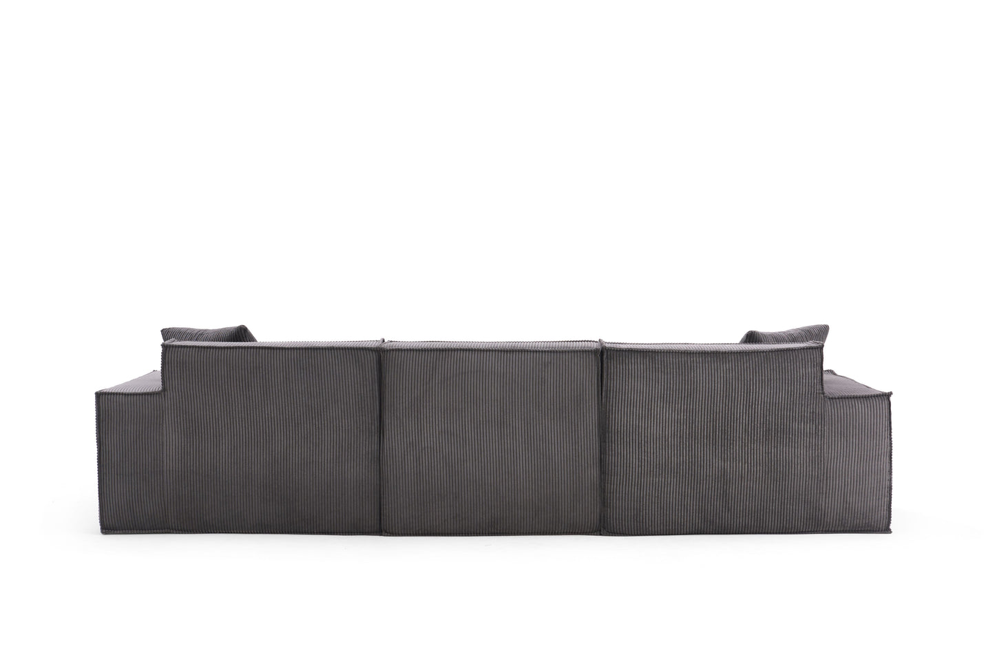 Modular 3 Piece Fabric Sectional Sofas Compressed Sofa