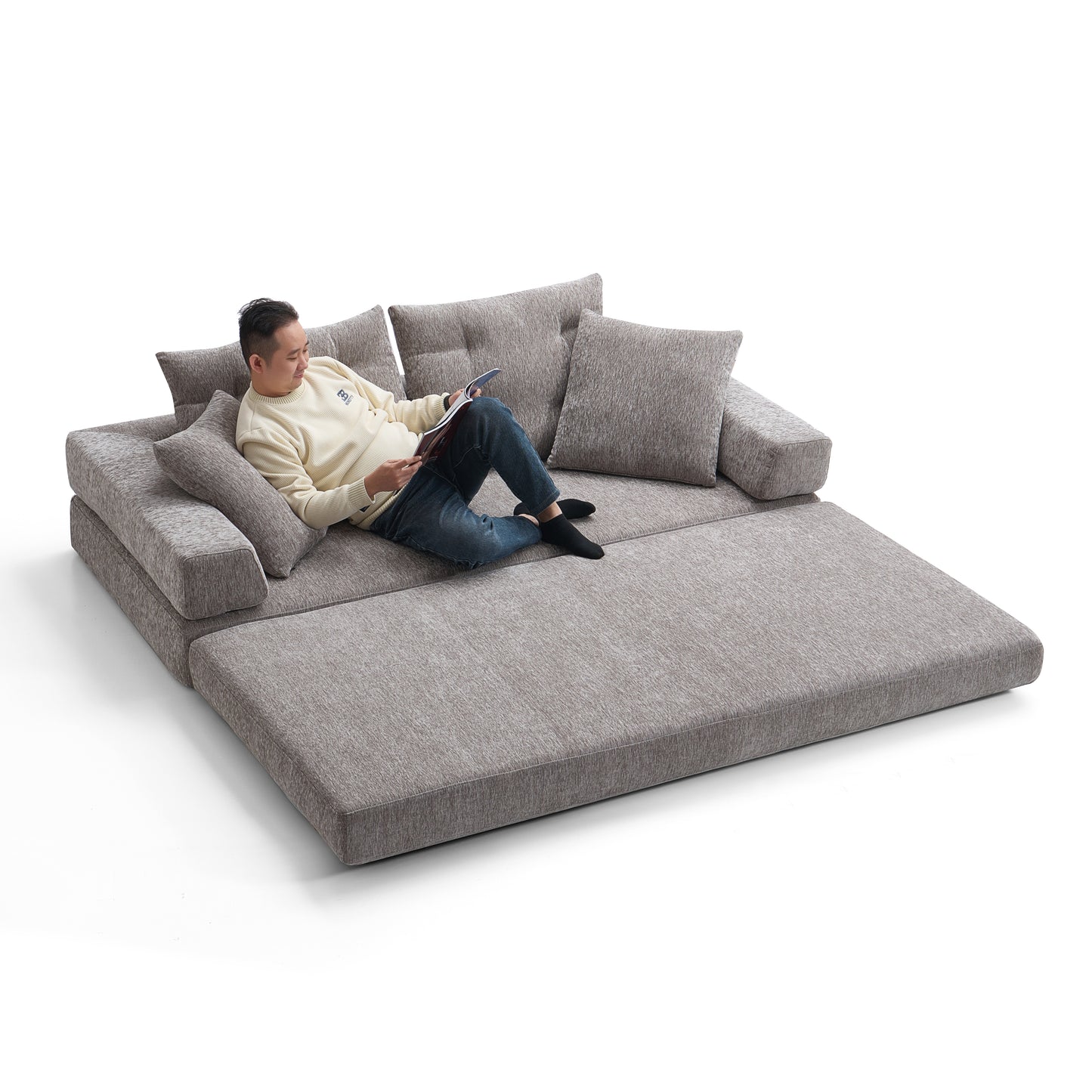 2-seater modern sponge compression sofa bed compression sofa