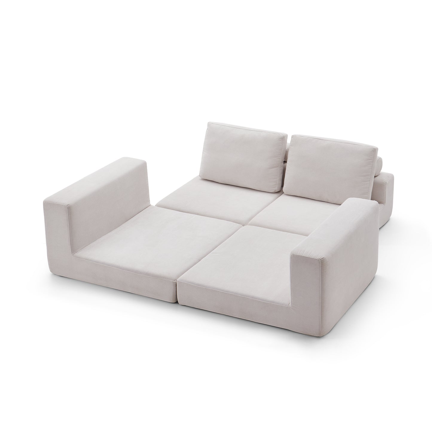 Modern minimalist design foldable couch compression sofa