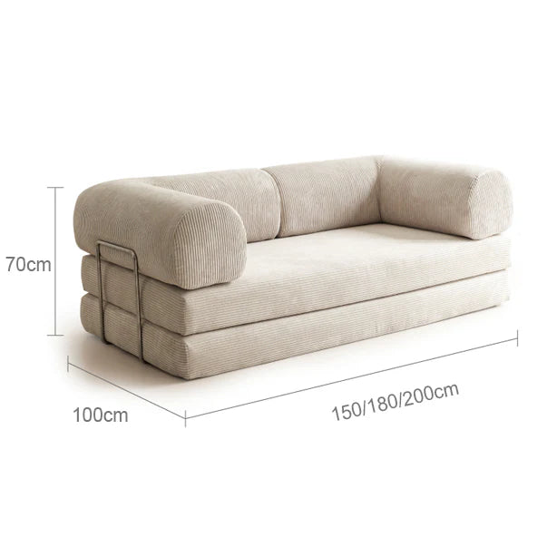 Large King Living Room Foldable Sofa Bed Compressed Sofa