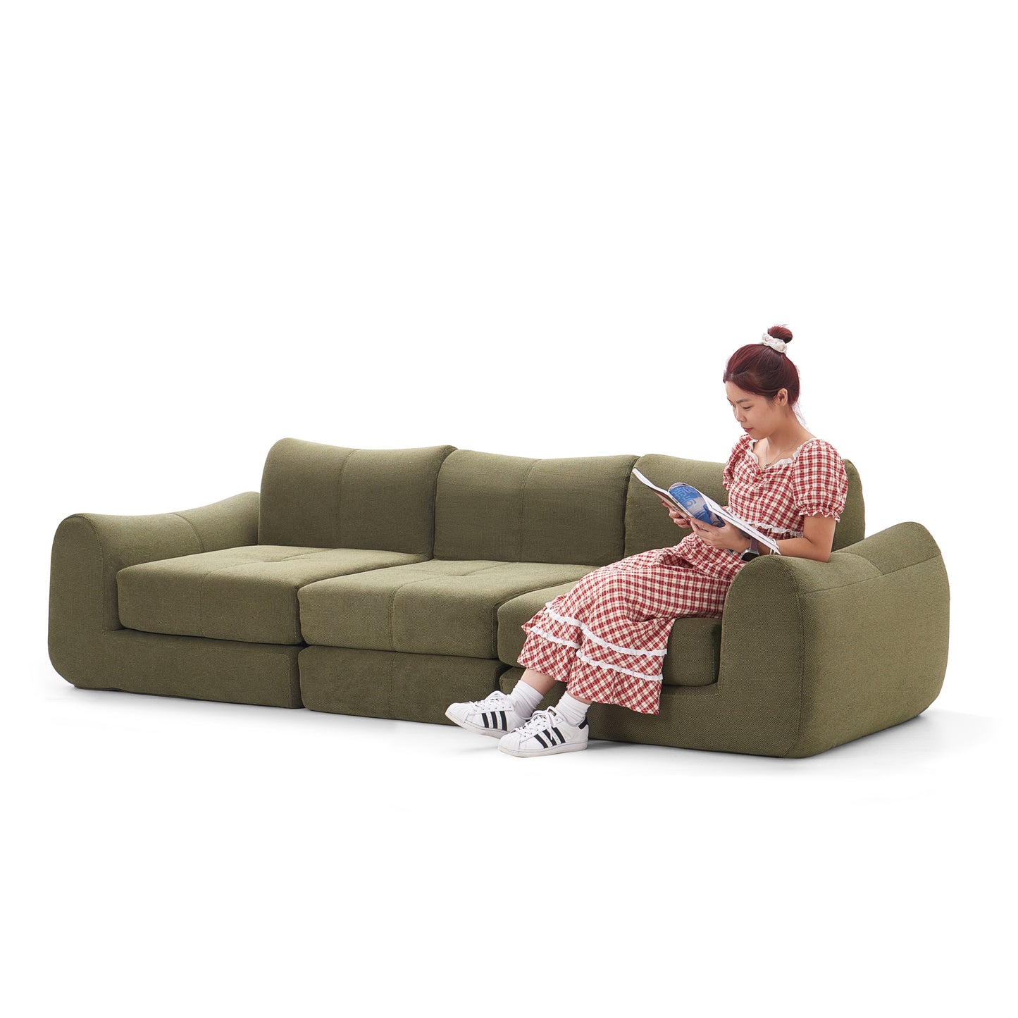 Modern free combination module sofa compression sofa