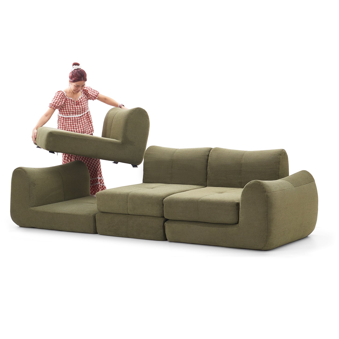 Modern free combination module sofa compression sofa