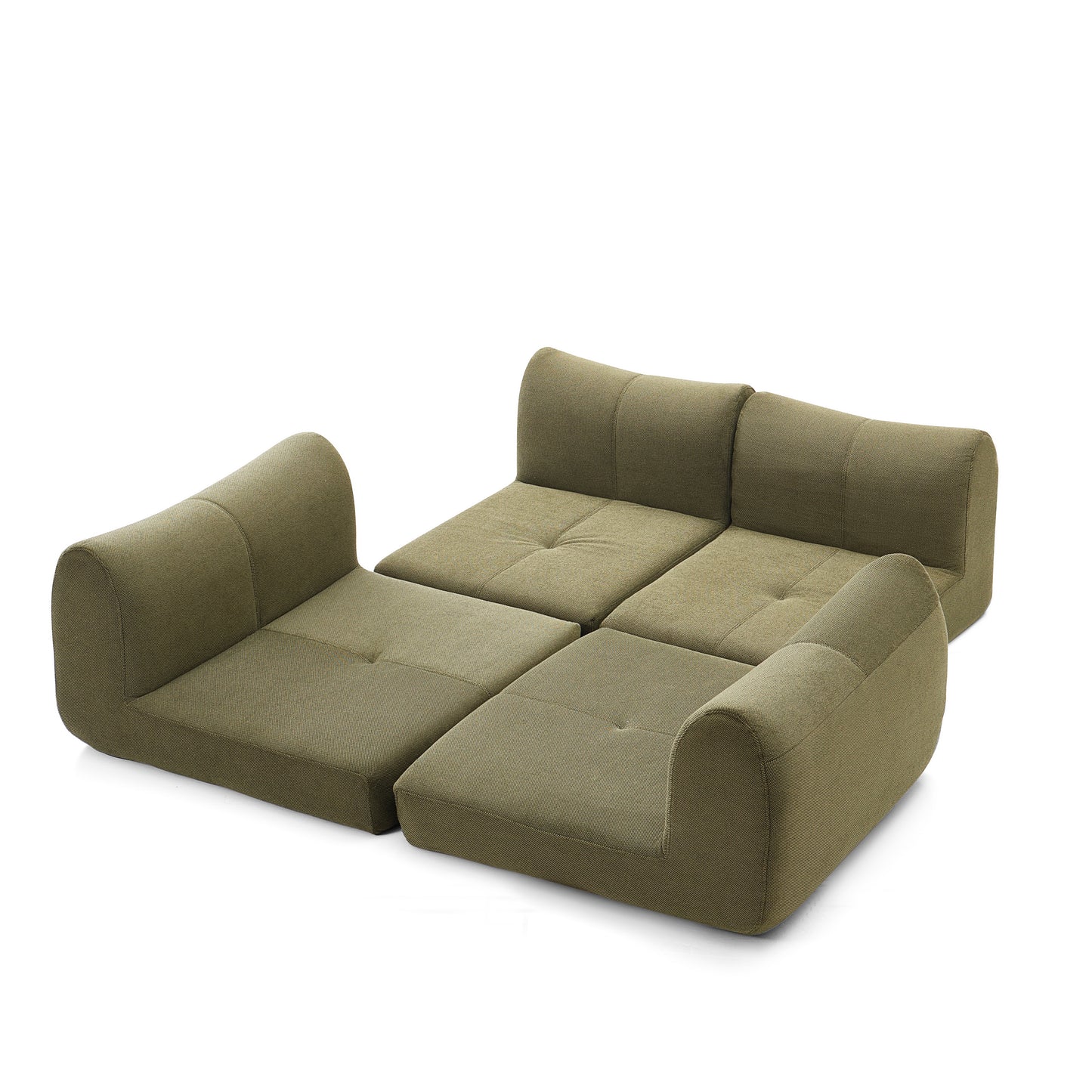 Modern free combination module sofa compression sofa