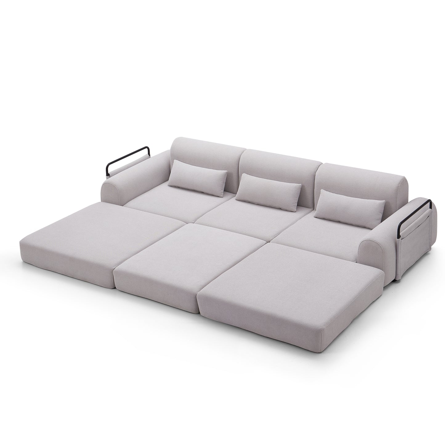 2-3 seat modern sponge compression sofa bed couch compression sofa