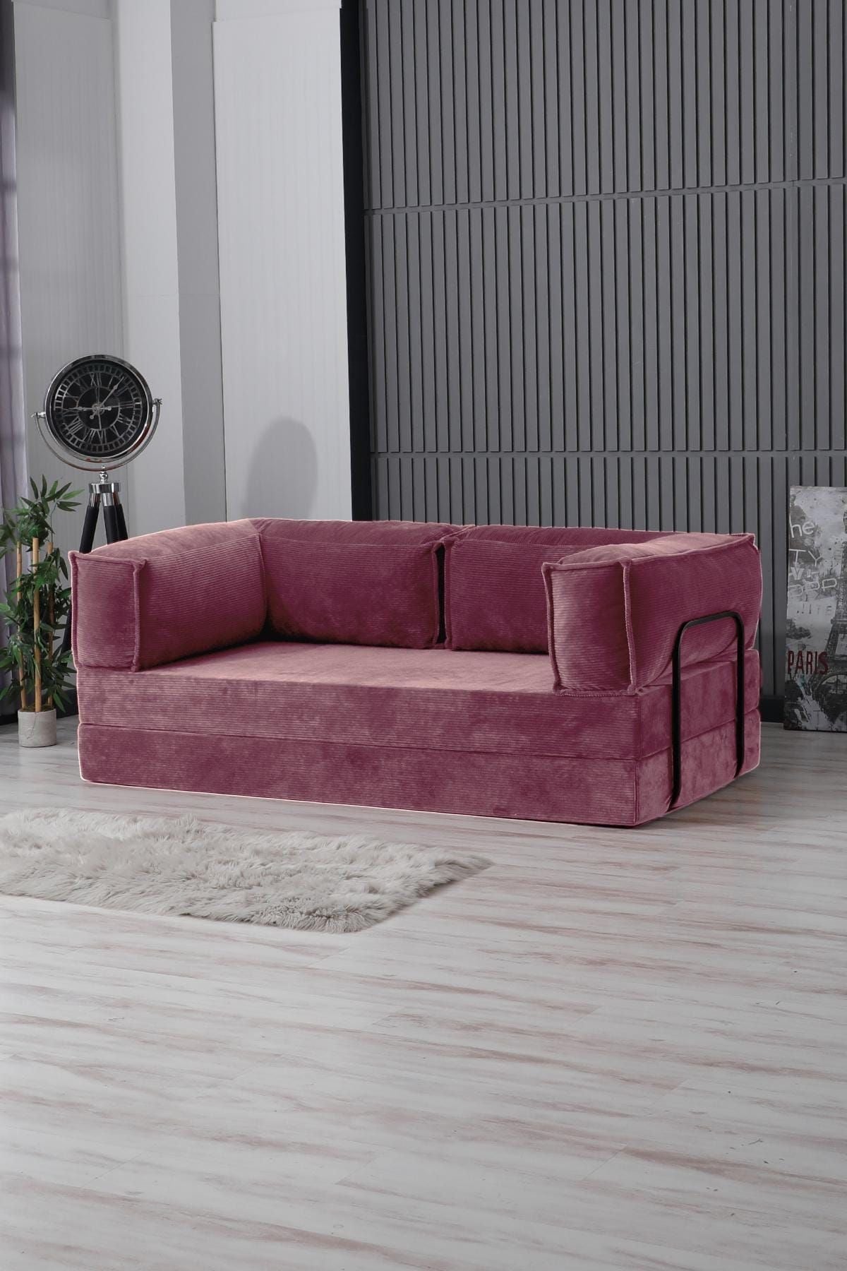 Mid Century Modern Sofa Bed Compressed Sofa