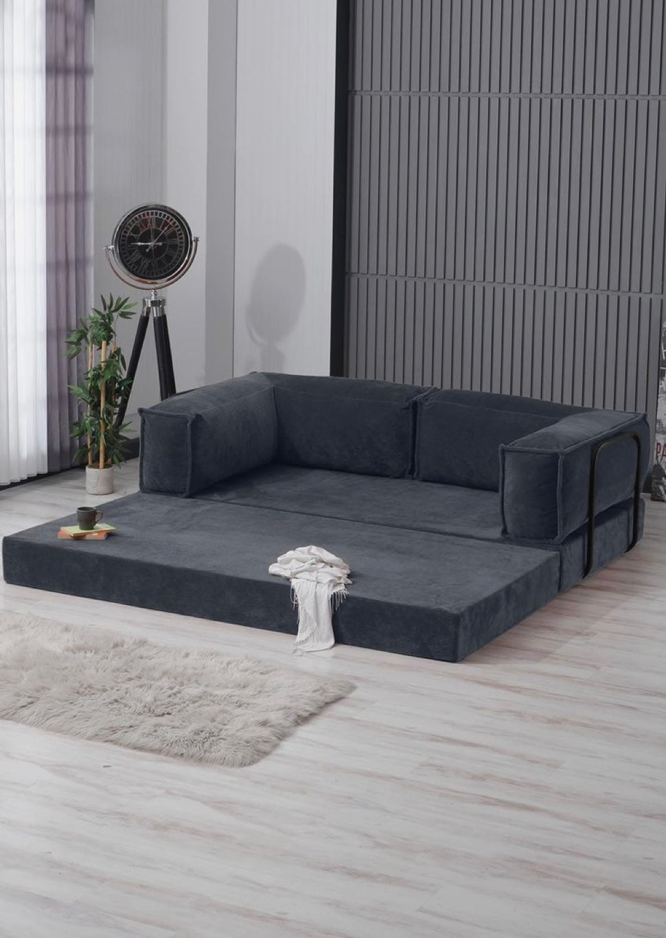 Mid Century Modern Sofa Bed Compressed Sofa