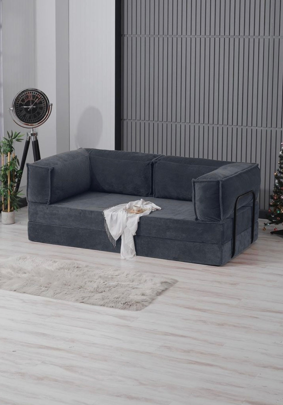 Mid Century Modern Sofa Bed Compressed Sofa