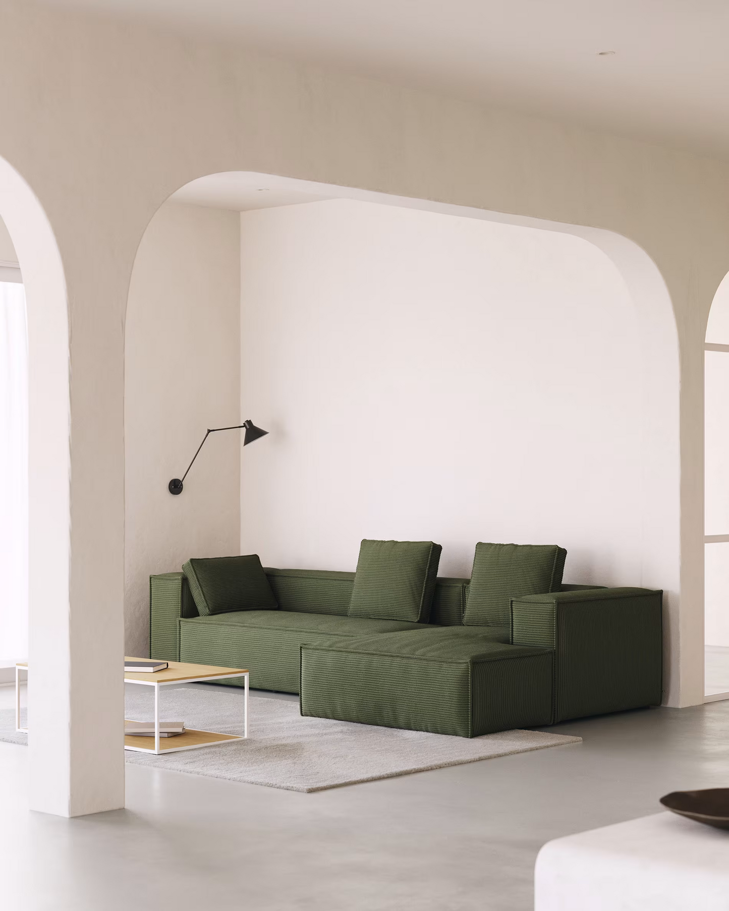 Modular Corner Sectional With Chaise Lounge Sofa Compressed Sofa
