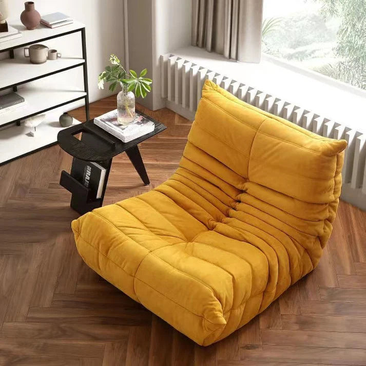 Togo Armless Loveseat Floor Chair Compressed Sofa