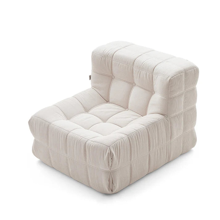 Foam Floor Chair With Back Support Compressed Sofa