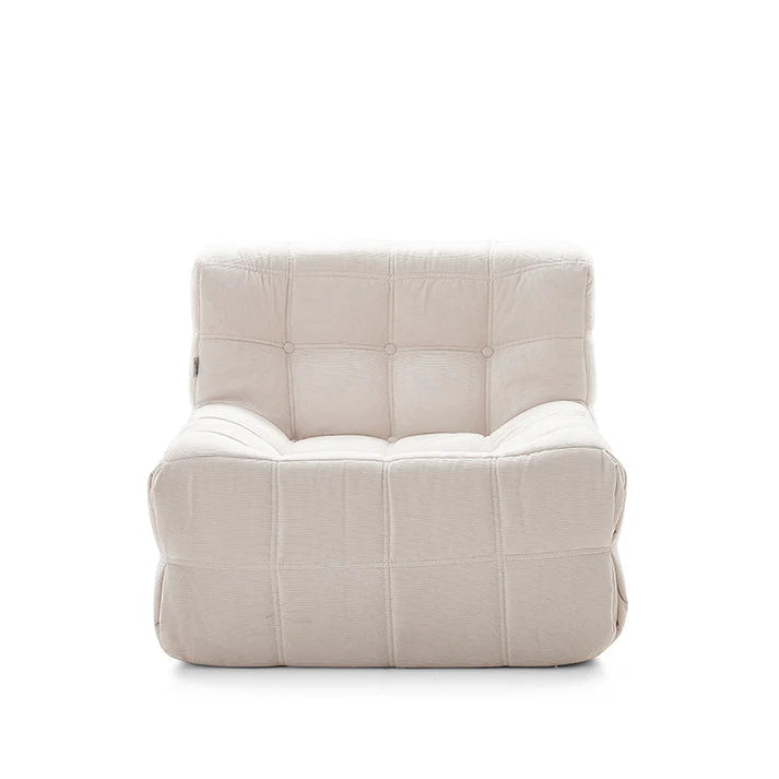 Foam Floor Chair With Back Support Compressed Sofa