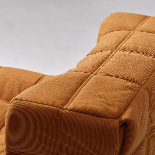 Foam Floor Chair With Back Support Compressed Sofa