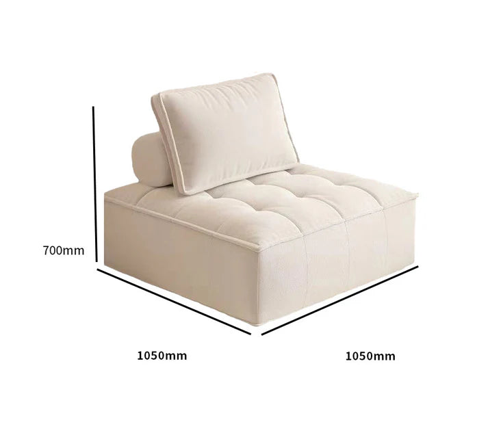 Comfy Oversized Adjustable Floor Chair Compressed Sofa