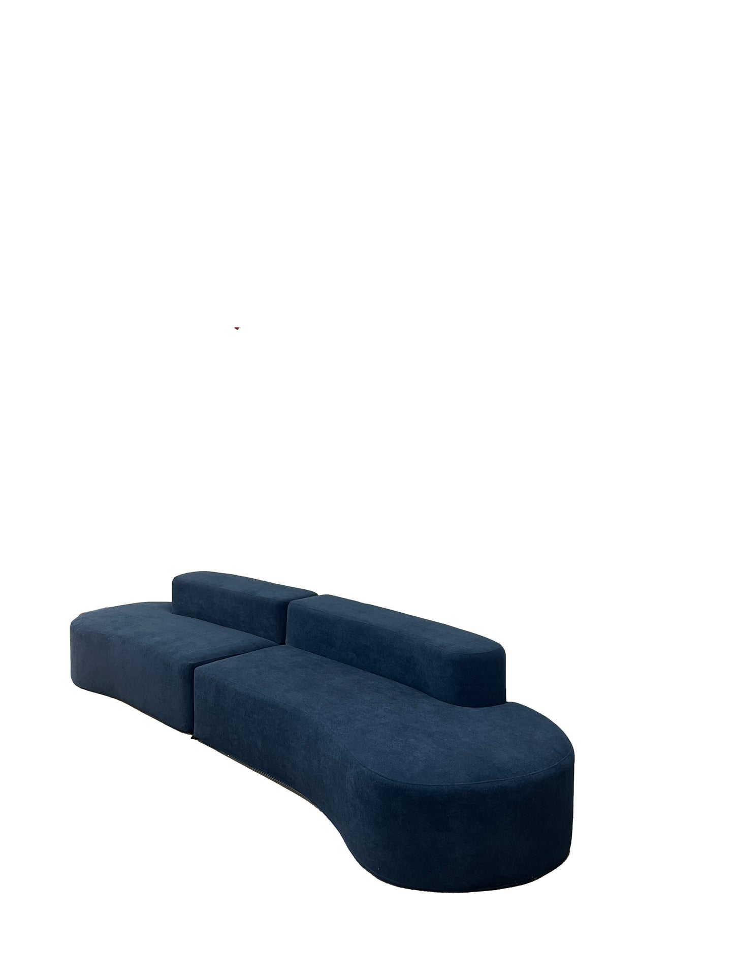 Modern minimalist design long sofa compression sofa