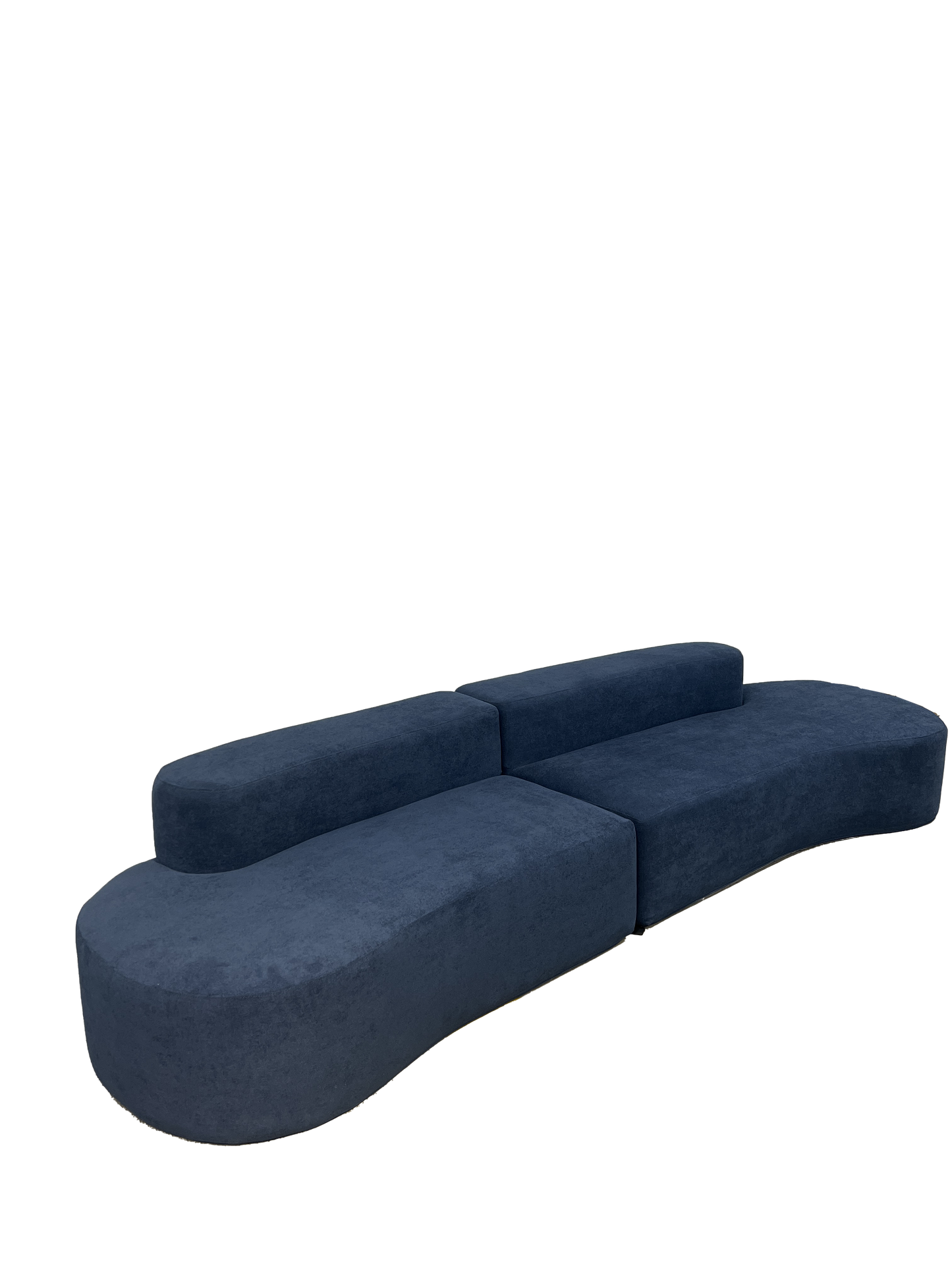 Modern minimalist design long sofa compression sofa