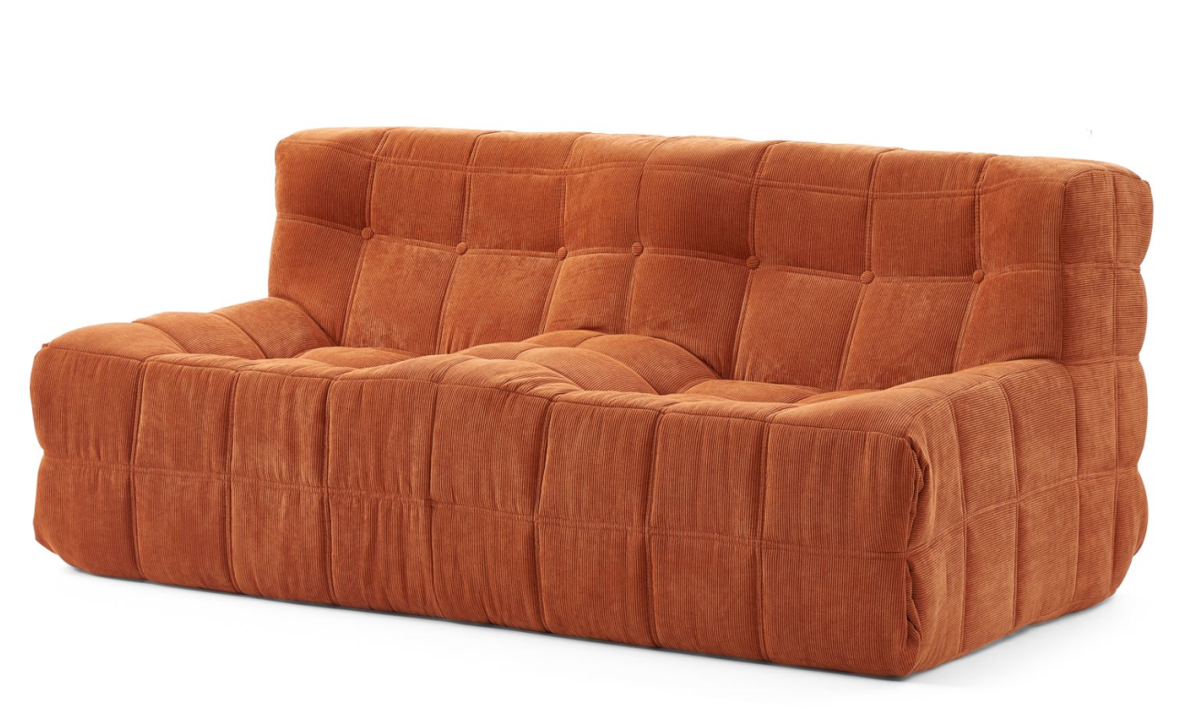 Foam Floor Chair With Back Support Compressed Sofa