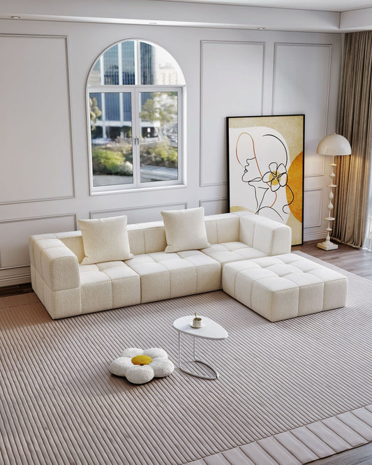 Fashionable and simple long sofa bed that can be freely spliced together Compression sofa