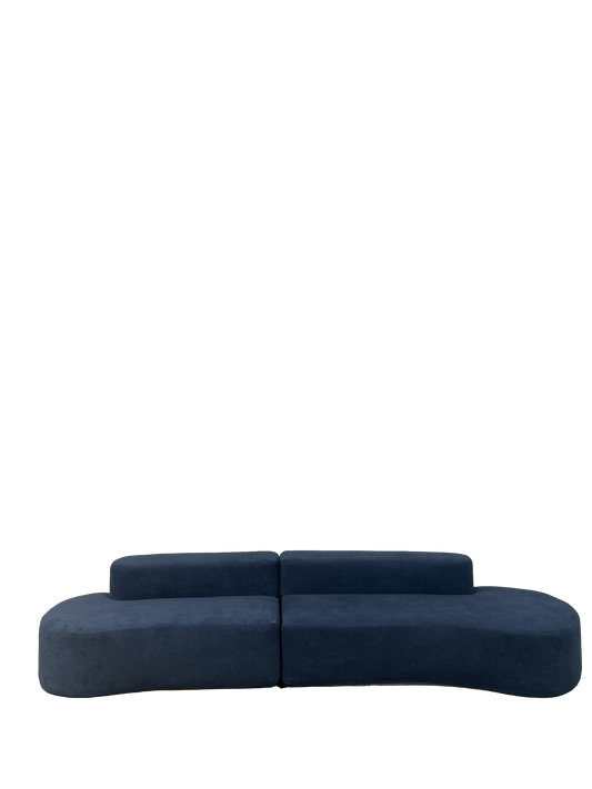 Modern minimalist design long sofa compression sofa